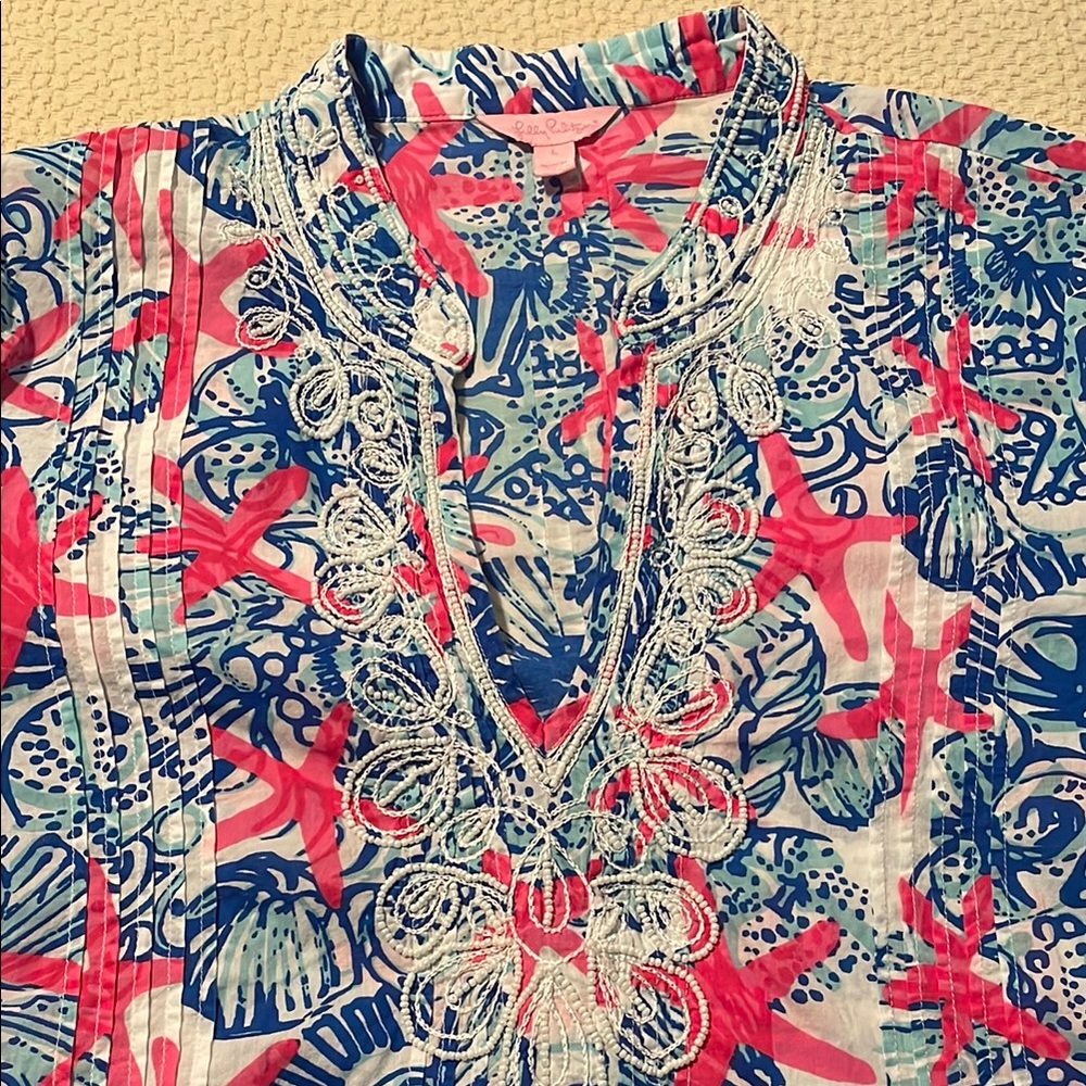 Lilly Pulitzer  Embroidered Women's Tunic